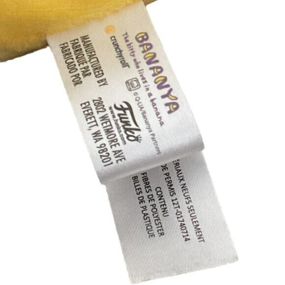 Funko Bananya The Kitty Who Lives in a Banana Dad Plush 8" Crunchyroll Glasses - Picture 4 of 9